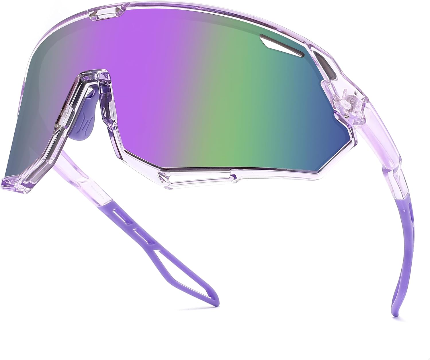 Detalle de SINSPORT Occhiali sportivi da uomo/donna: UV400, leggerezza e comfort per ciclismo, corsa, golf e oltre