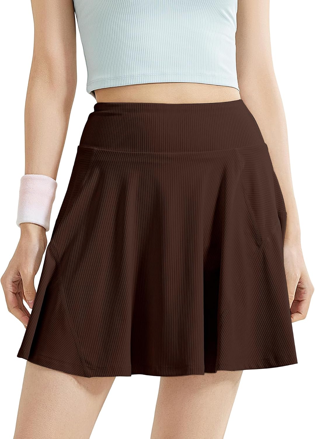 Thumbnail 6 de HANERDUN Sportrock Damen Tennisrock mit integrierter Sicherheitshose – atmungsaktiv, elastisch und praktisch mit Taschen