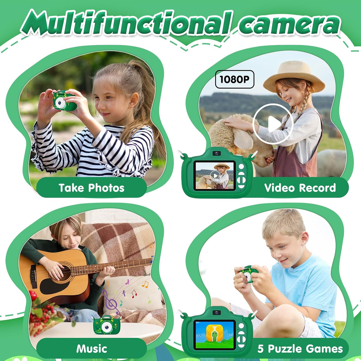 Thumbnail 4 de Kids Digital Camera 1080P 32GB