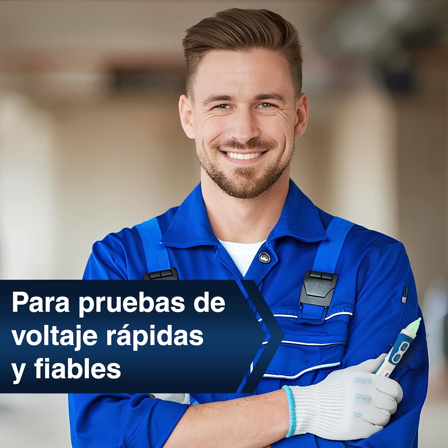 Detalle 2 de PeakTech 1032 comprobador sin contacto 12-1000 V
