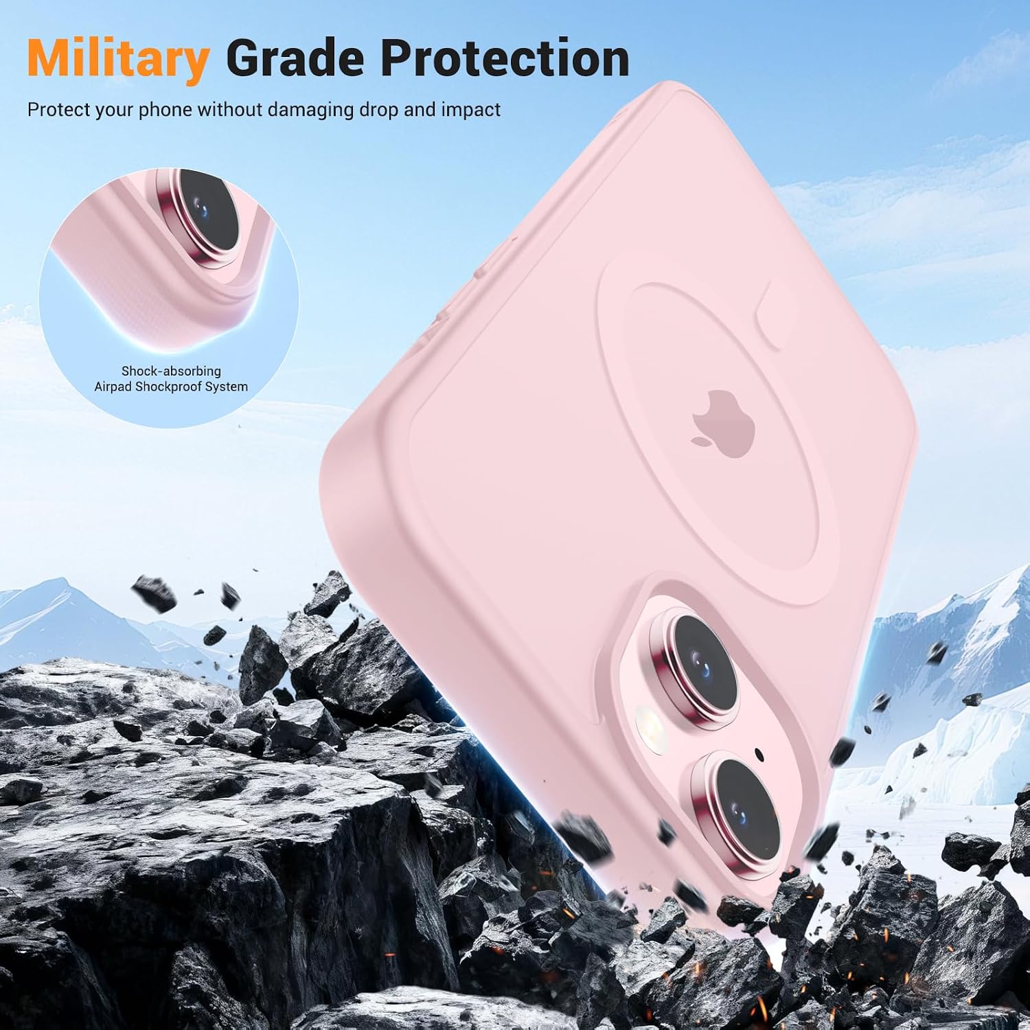 Thumbnail 4 de vnnink iPhone 14 Plus Case Magnetic 4-Airbags