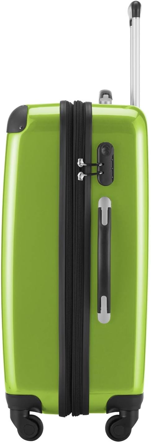 Detalle de Hauptstadtkoffer Alex – Valise rigide extensible 75 cm (119 L) avec serrure à combinaison et 4 doubles roues, pomme verte