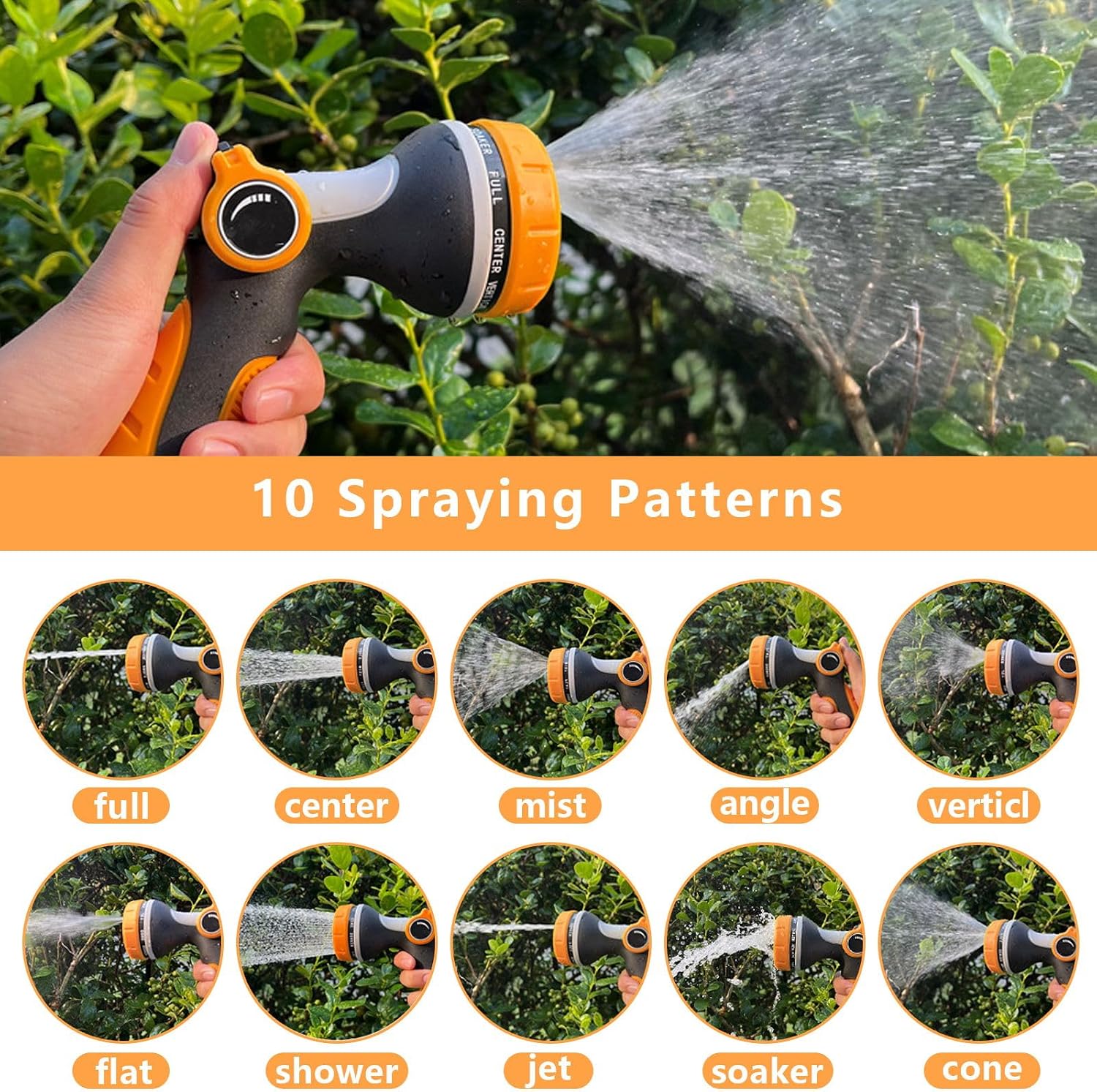 Detalle 2 de Mezere 10‑pattern Hose Spray Gun