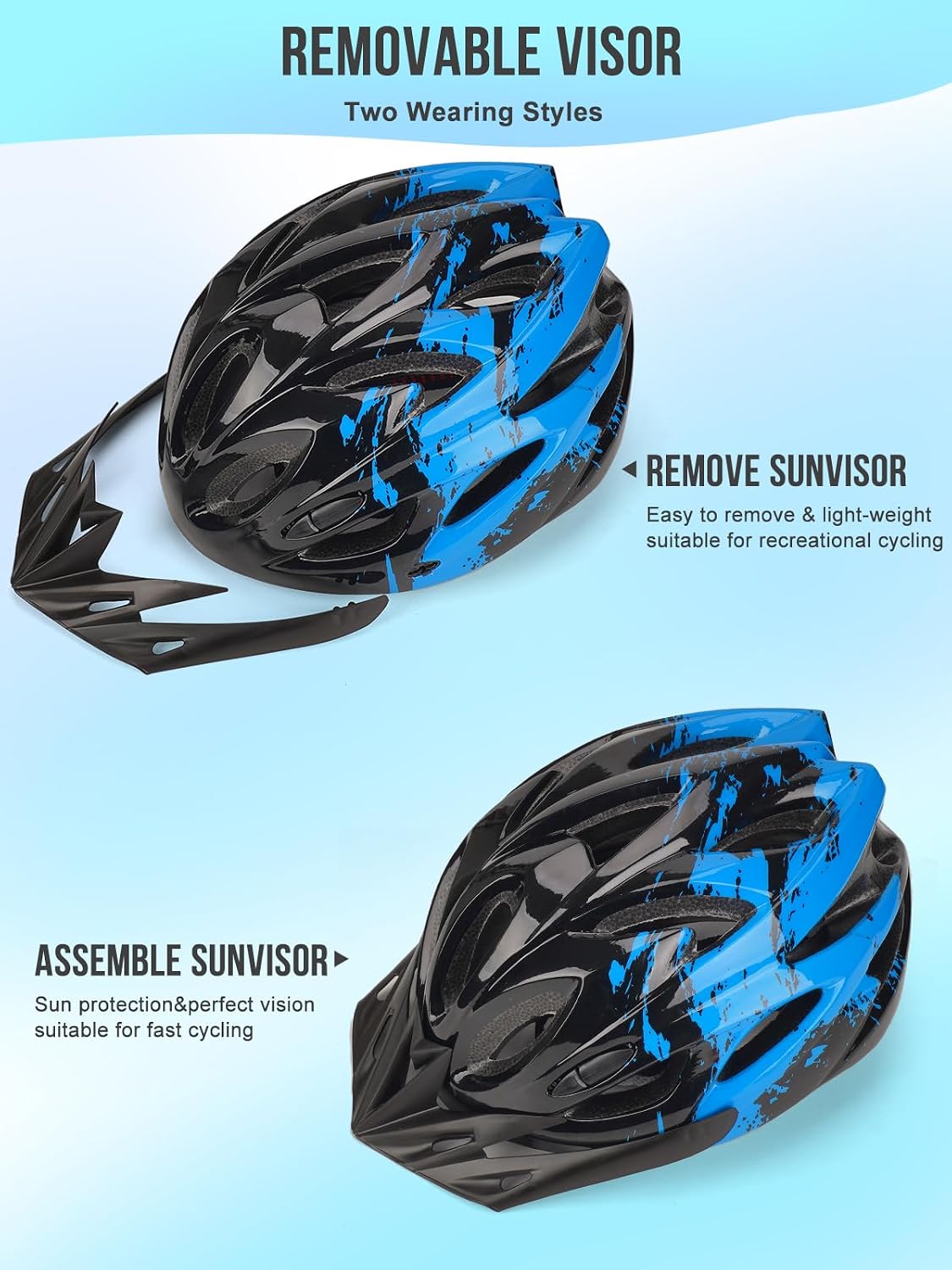 Detalle 2 de Kids Bike Helmet 50–59 cm adjustable cycling helmet