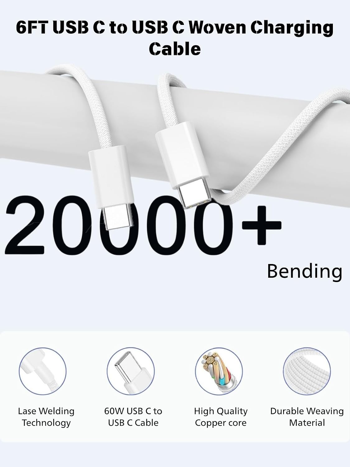 Detalle 2 de 3 Pack Fast Charger iPhone 6ft
