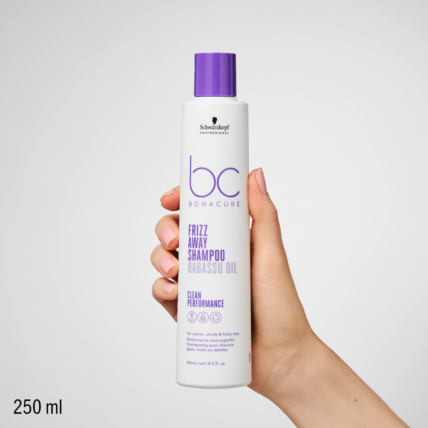 Thumbnail 1 de Schwarzkopf Professional Bonacure Frizz Away Shampoo – Shampoo liscianti per capelli crespi, 250 ml