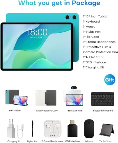Thumbnail 8 de TECLAST P33 Tablet 10": versatilità 2 in 1 con Android 15 e 4TB espandibili