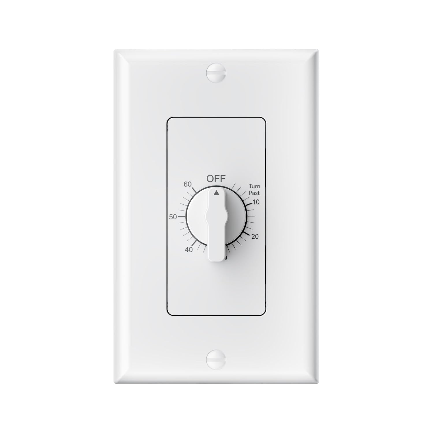 Detalle de BN-LINK BND-60/U48 Bathroom Fan Timer Switch, 60-Minute Mechanical Countdown