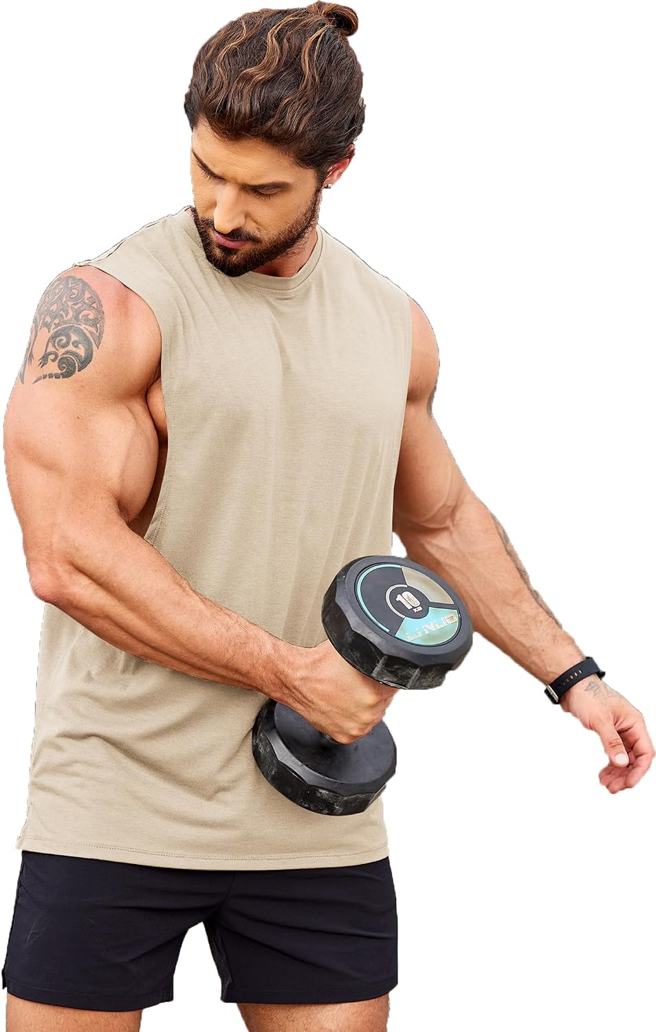 Thumbnail 4 de COOFANDY Men Workout Tank Top 2 Pack – Muscular Sleeveless Gym Shirts