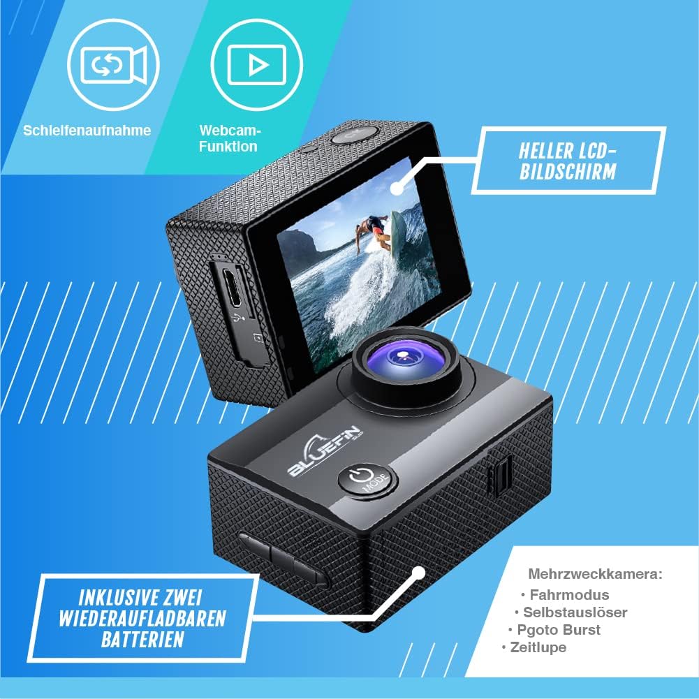 Detalle 2 de Bluefin C-Scape Action Kamera 4K 30M