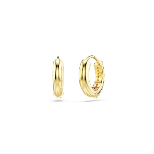 Thumbnail 8 de Swarovski Matrix Hoop Earrings – Clear Crystals in Gold-Tone Setting