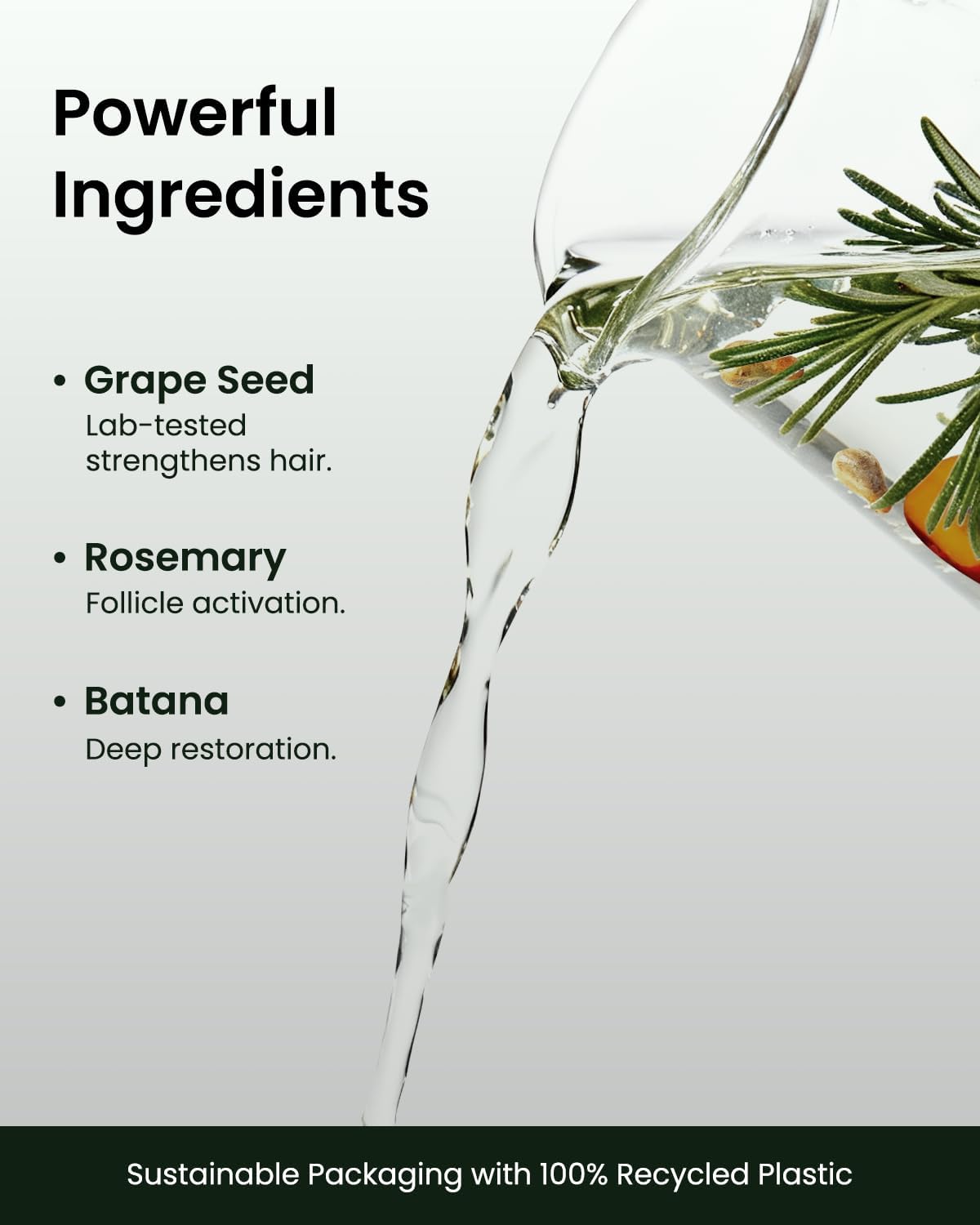 Detalle de Yoauoop Olio di Rosmarino 50 ml per capelli