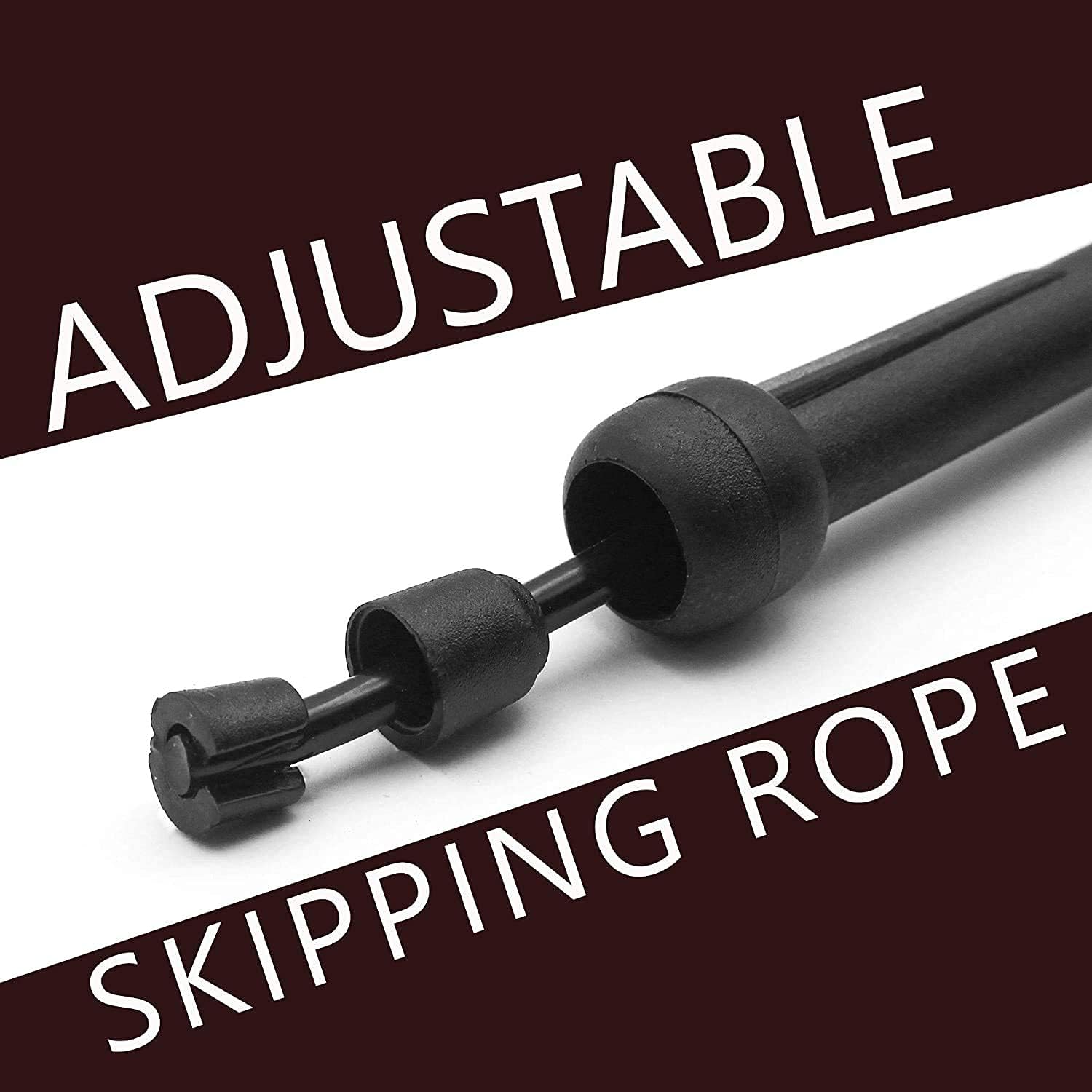 Detalle 2 de Skipping Rope Adult Fitness Jump Rope for Gym, Home and Outdoor Training