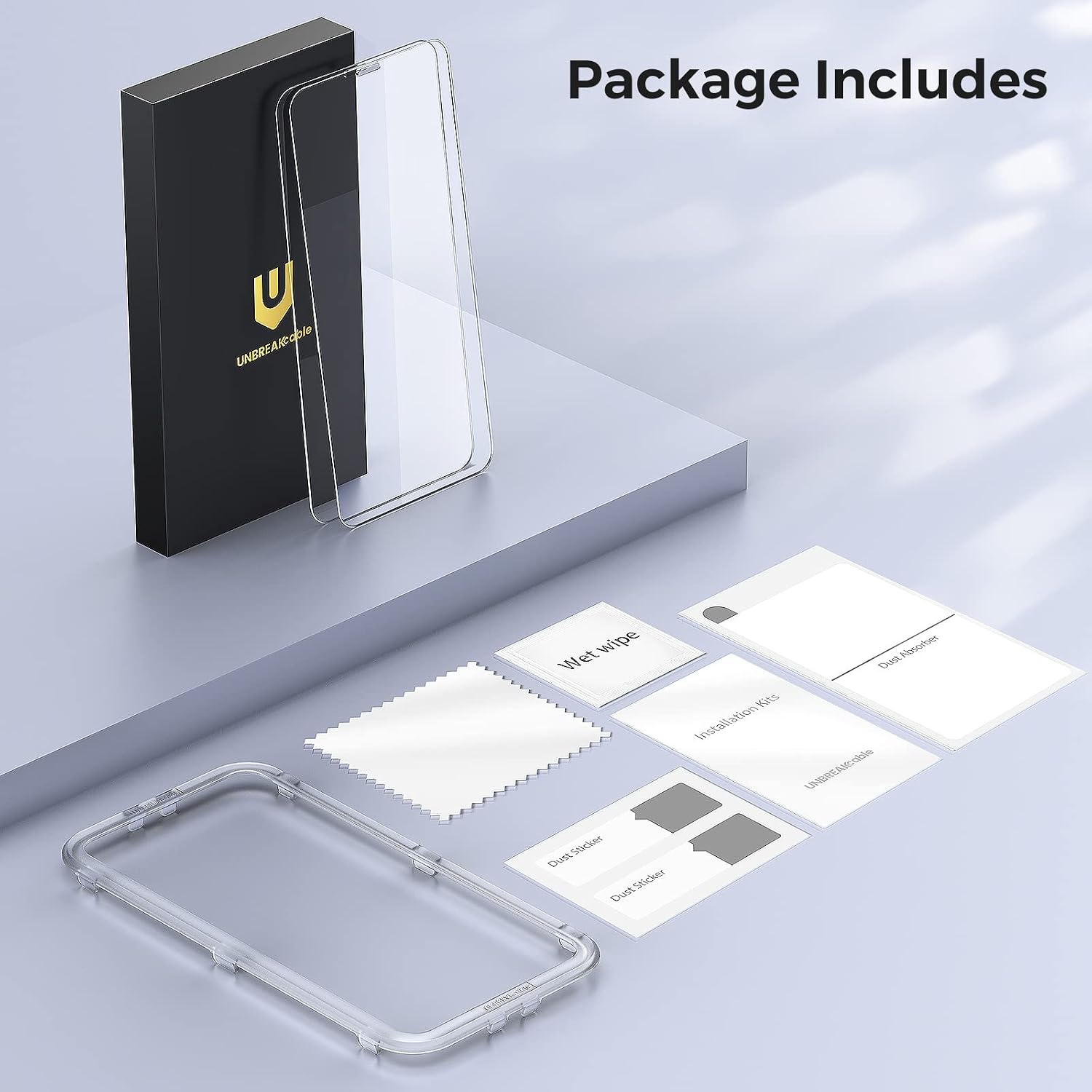Thumbnail 6 de UNBREAKcable Screen Protector for iPhone XS Max 2 Pack