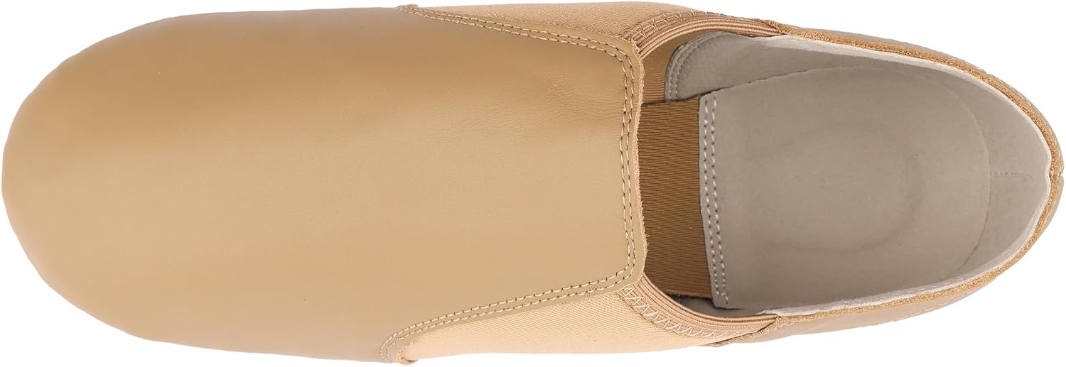Detalle 2 de Linodes Unisex Leather Jazz Slip-On Dance Shoes 👞