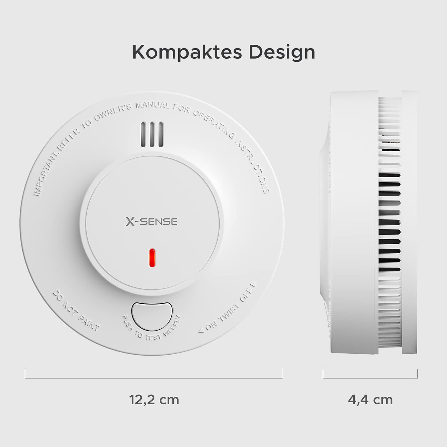 Thumbnail 6 de X-Sense SD19-W vernetzter Rauchmelder mit 10 Jahre Batterie, Stummschaltung – 6er Set (EN 14604)