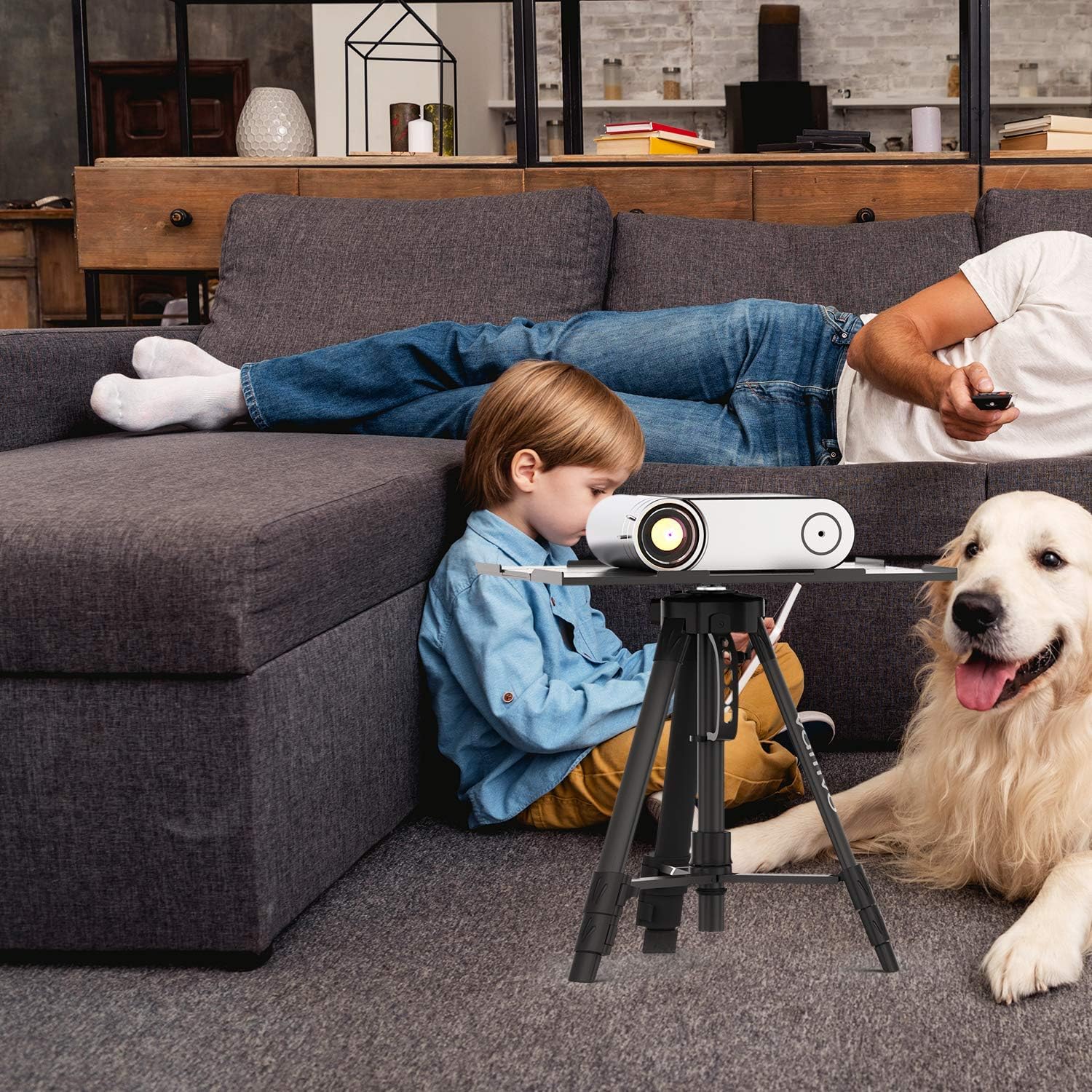 Thumbnail 2 de Vamvo Projektorständer 115 cm 🎛️