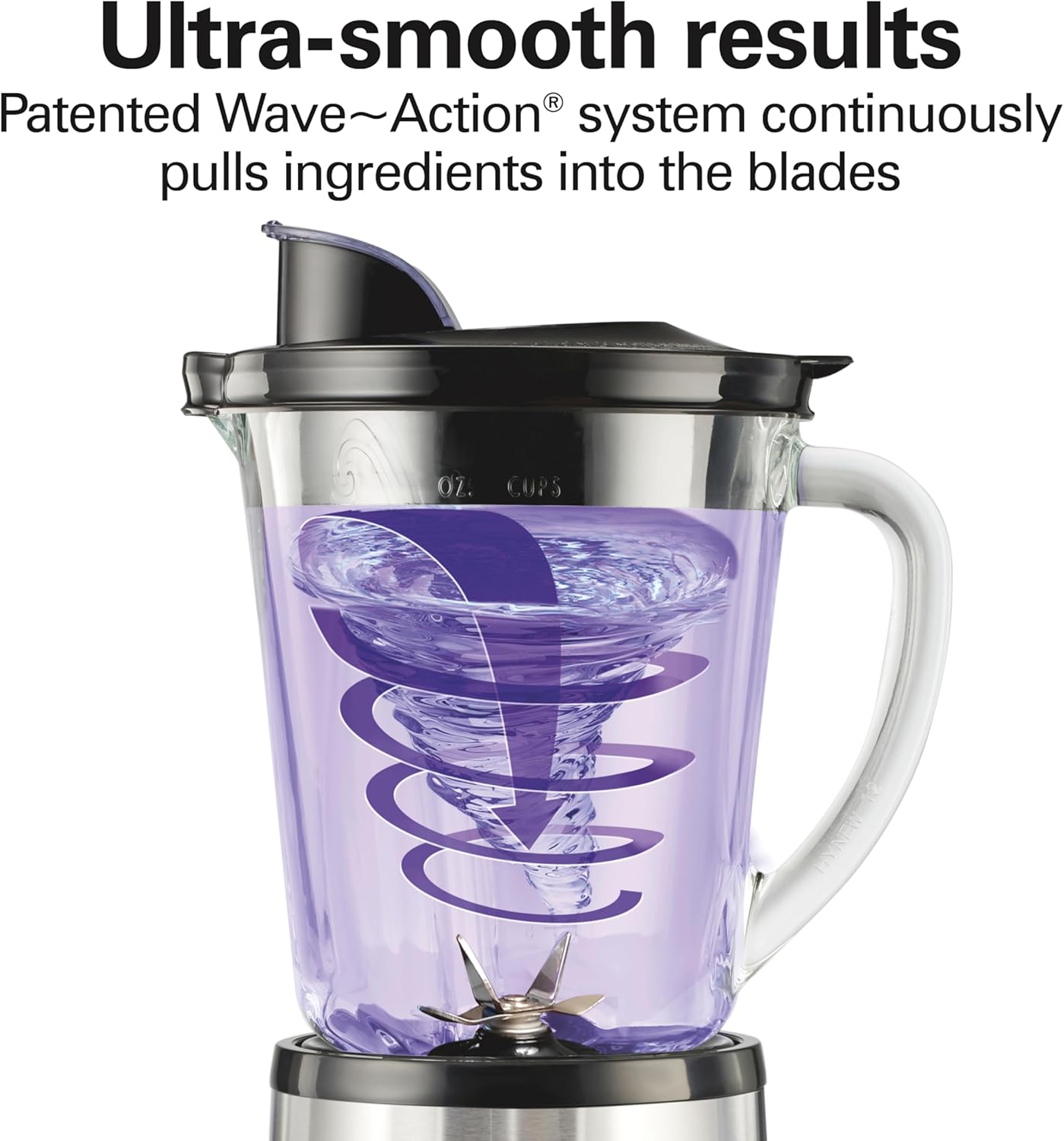 Thumbnail 4 de Hamilton Beach Wave Crusher Blender (54221) – 700-Watt, 40-oz Glass Jar, 14 Functions
