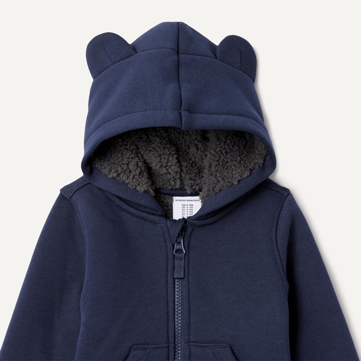 Detalle 2 de Amazon Essentials Sherpa Lined Baby Hoodie