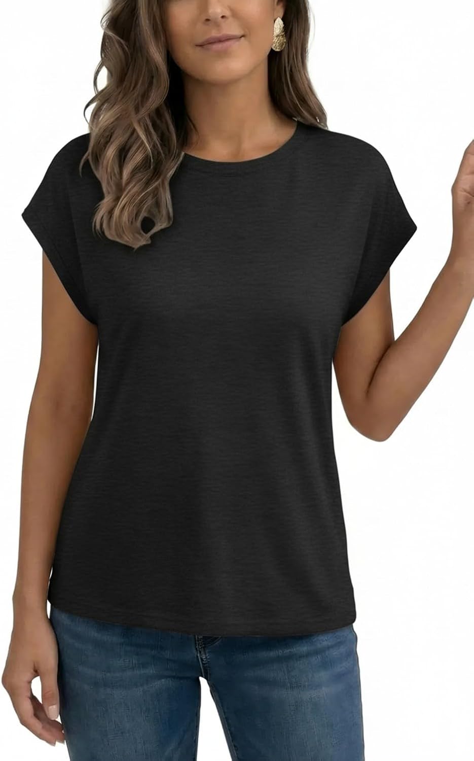 Thumbnail 2 de AirMood Damen-T-Shirt für den Sommer mit Flügelärmeln – lässig & bequem