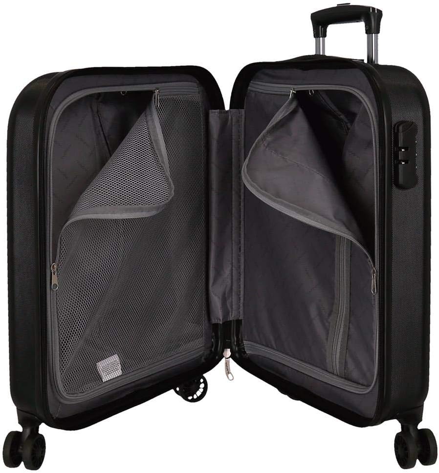 Detalle de MOVOM rigida valigia da cabina 55 cm (40x55x20) in ABS nero, capacità 37 l