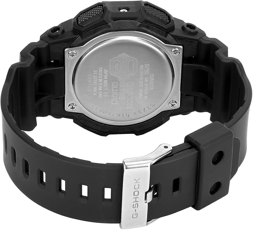 Thumbnail 1 de Casio Herren G-Shock Analog-Digital Quarz Uhr Schwarz/Gold – 50 mm Gehäuse, 20 bar
