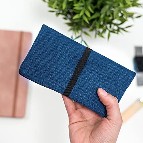 Thumbnail 5 de Leia Design Porta Tabacco Cartine e Filtri – Astuccio cucito a mano, blu Celeste