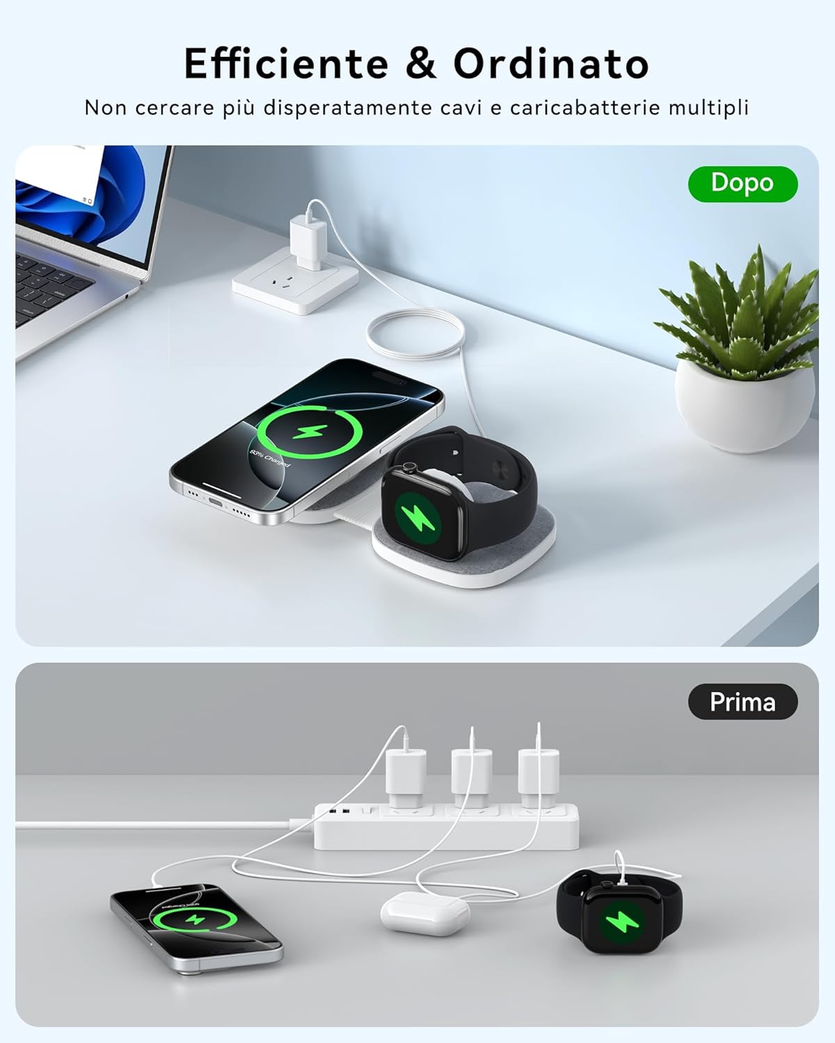 Thumbnail 5 de Caricatore MagSafe 2 in 1 per iPhone