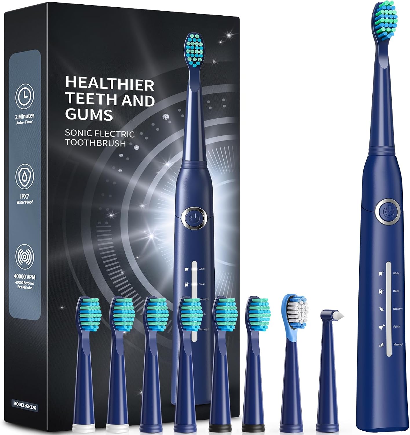 Detalle de Demita Sonic electric toothbrush 40000 VPM