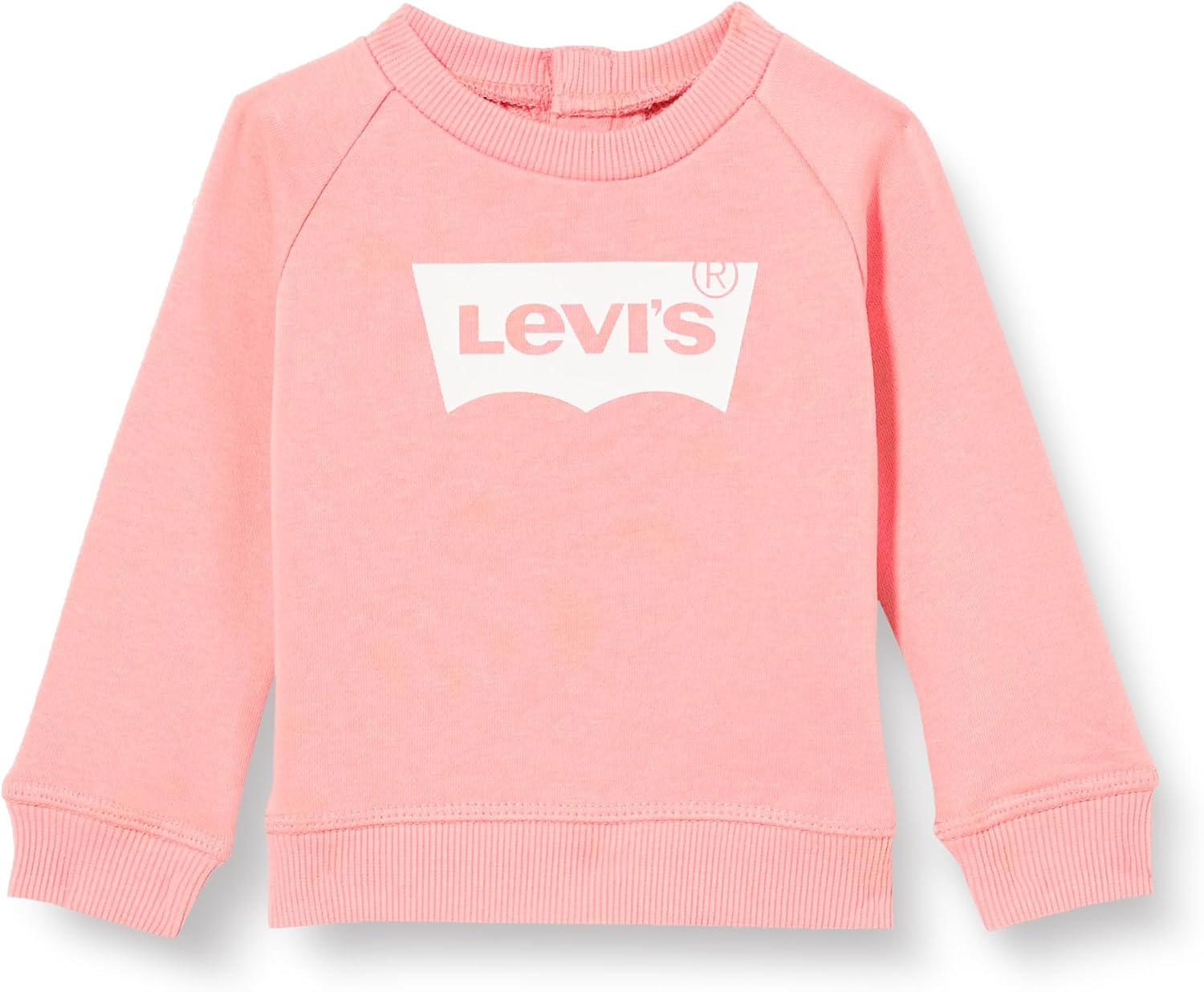 Detalle 2 de Levi’s Kids Lvg Key Item Logo Crew Girl’s sweatshirt with batwing logo