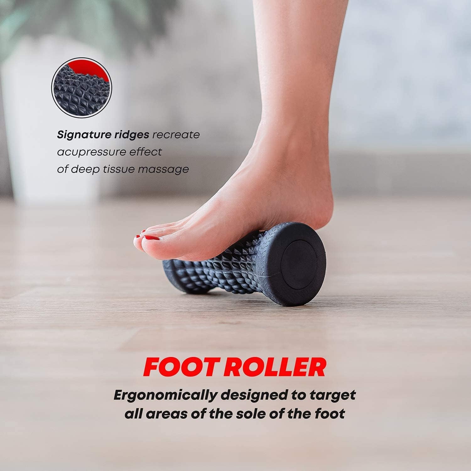 Detalle 2 de ELVIRE SPORT Elvire Sport Foam Roller Set with Massage Ball | Deep Tissue Recovery for Back, Legs, Neck & Plantar Fasciitis