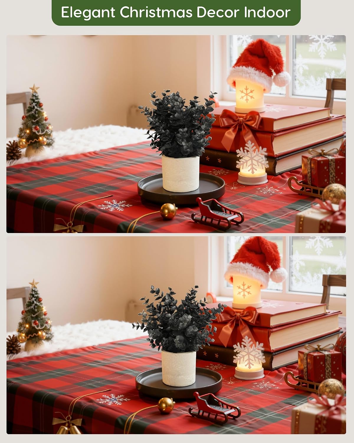 Detalle 2 de Velener Artificial Eucalyptus Plants, 2-Piece Set
