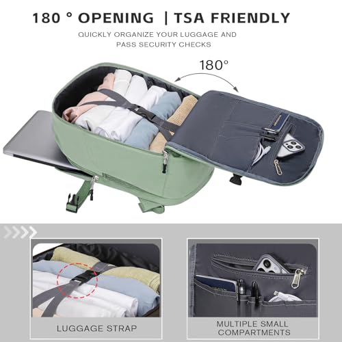 Thumbnail 6 de Mochila Hayayu para Ryanair 40x30x20 (cabin bag) con bolsillo antirrobo y puerto USB