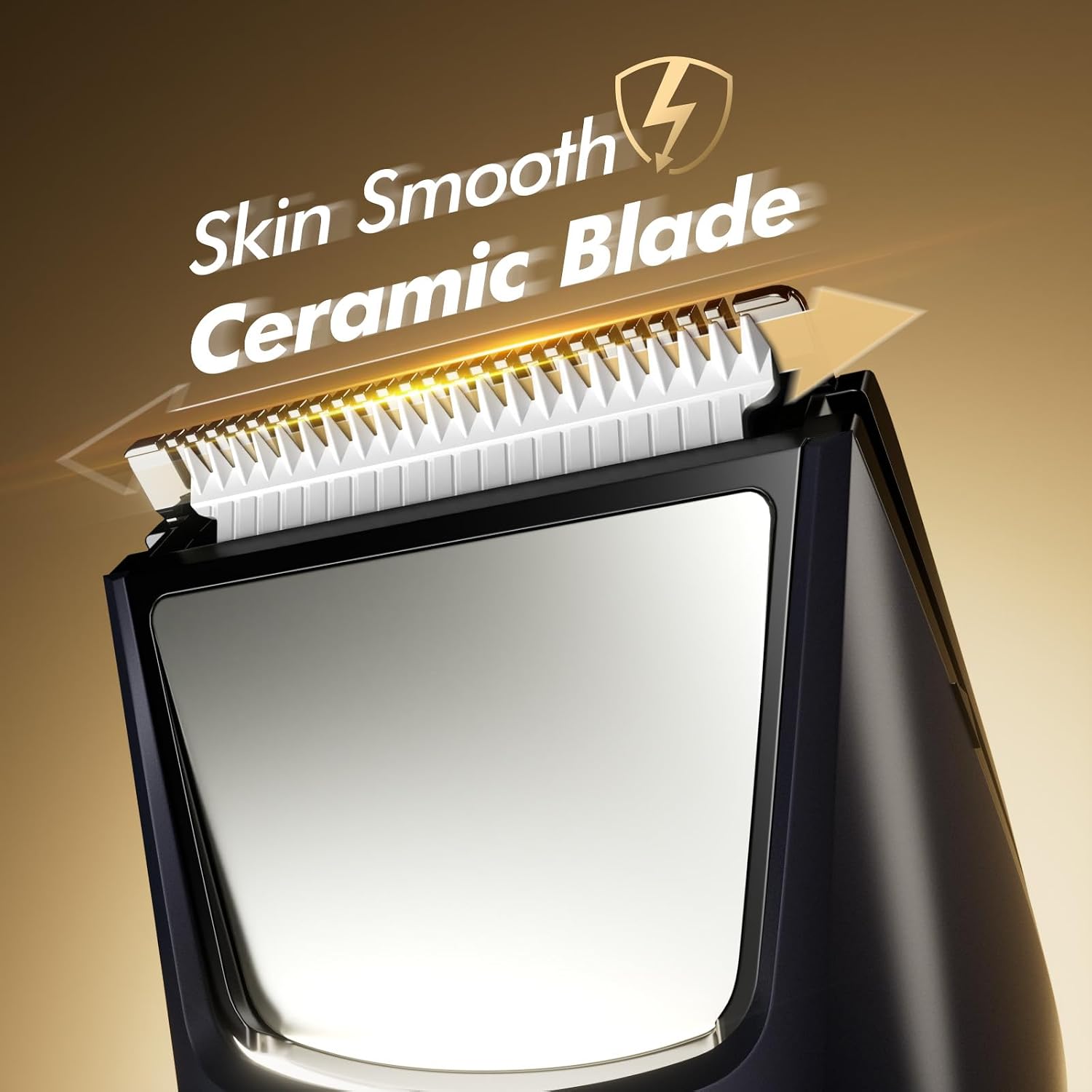 Thumbnail 2 de JMJDYITAO Body Hair Trimmer for Men: Mirror & LED Pubic Hair Trimmer with IPX7 Waterproof Ceramic Blade