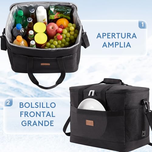 Thumbnail 5 de Lifewit Nevera Portátil 30L: bolsa isotérmica plegable para playa, camping y trabajo