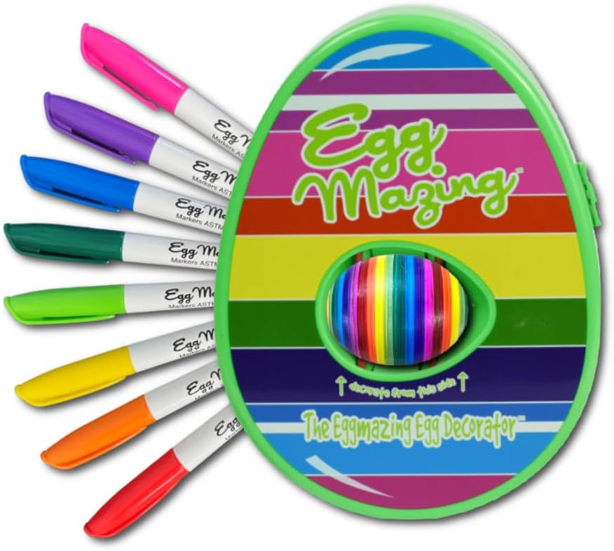 Detalle de Eggmazing Egg Decorator Kit for Easter 8 markers