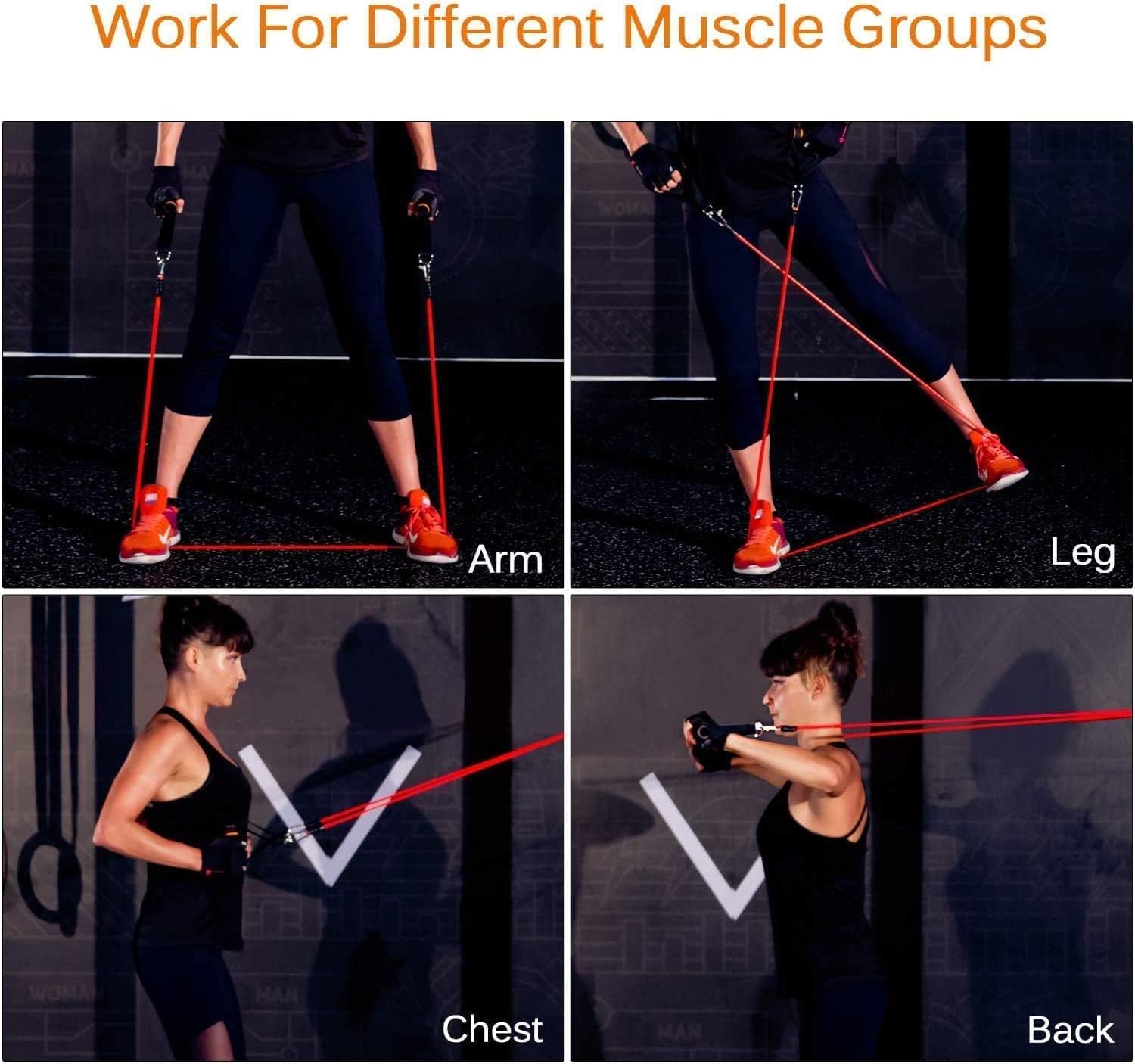 Thumbnail 5 de Resistance Bands Set 5pcs for Strength Training 🏋