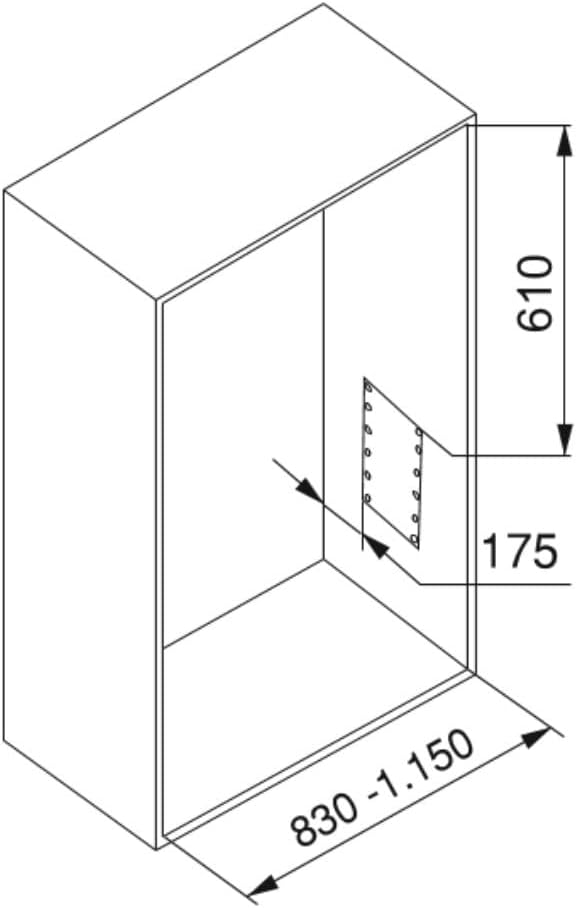Detalle 2 de Emuca Appendiabito saliscendi per armadio, barra telescopica 830–1150 mm, finitura nera