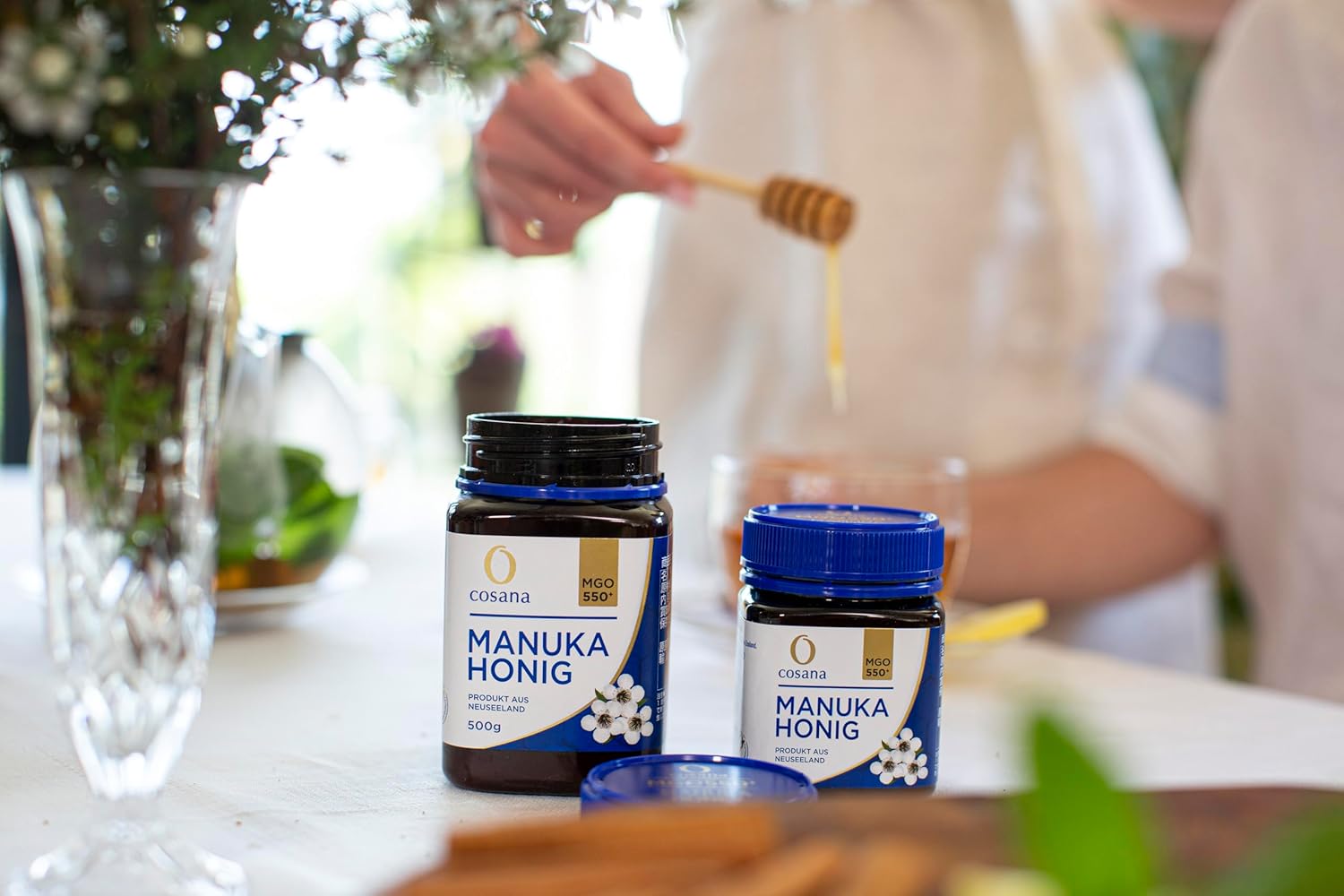 Detalle 2 de Manuka Honig 850 MGO, 250 g im Glas