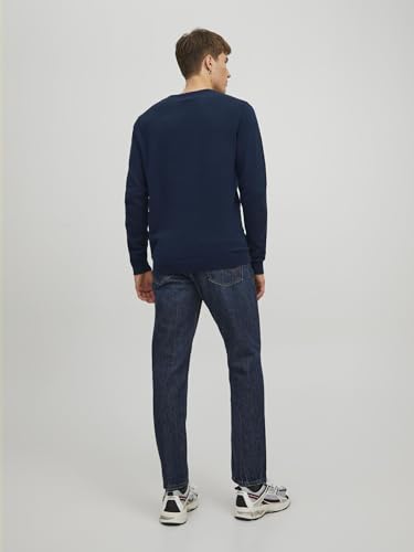Thumbnail 5 de Jack & Jones Jjebasic Suéter Hombre Crew Neck Armada Blazer 💙