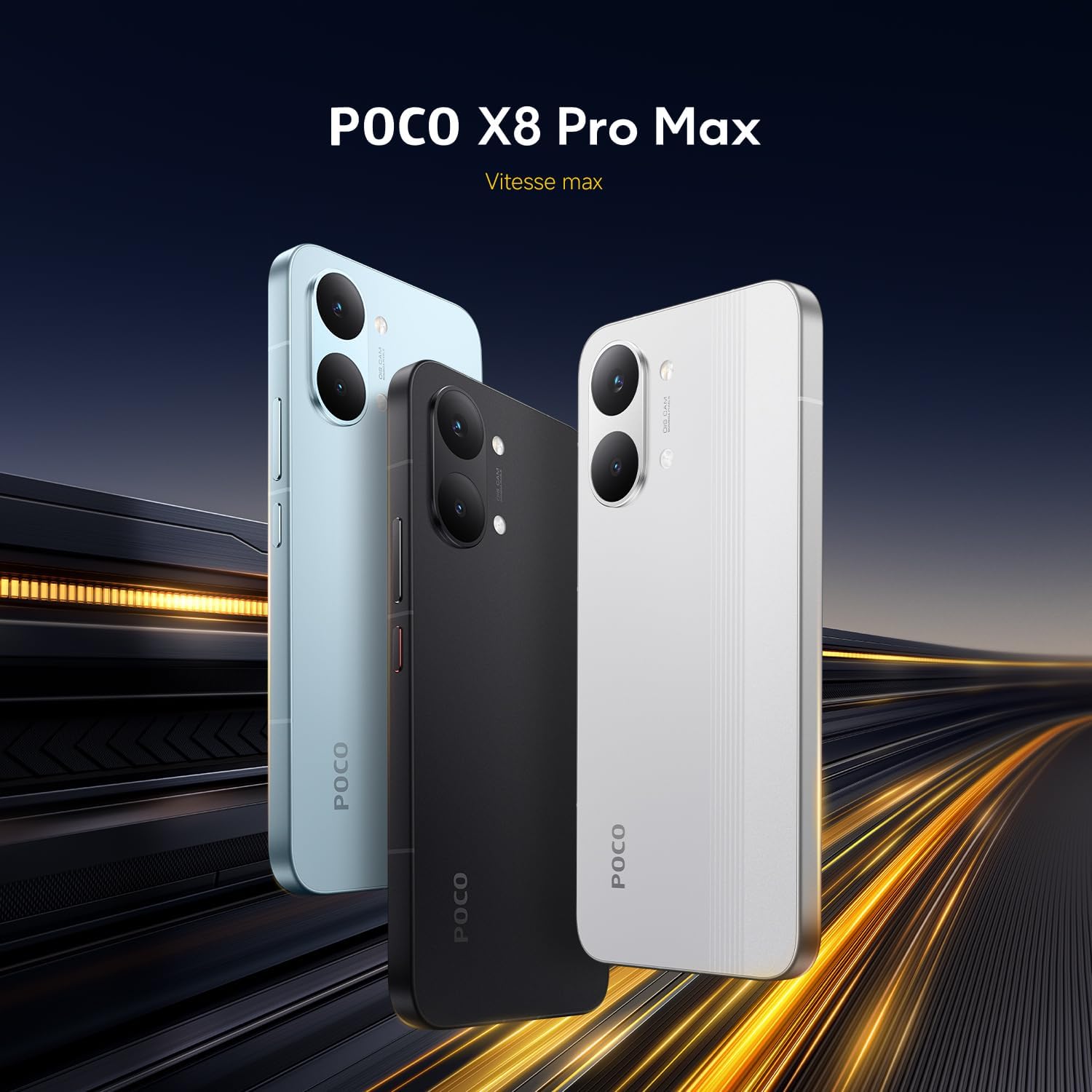 Thumbnail 6 de POCO X8 Pro Max (XIAOMI) 12+512 Go : smartphone AMOLED 6,83" 1,5K 120 Hz avec Dimensity 9500s et charge 100 W
