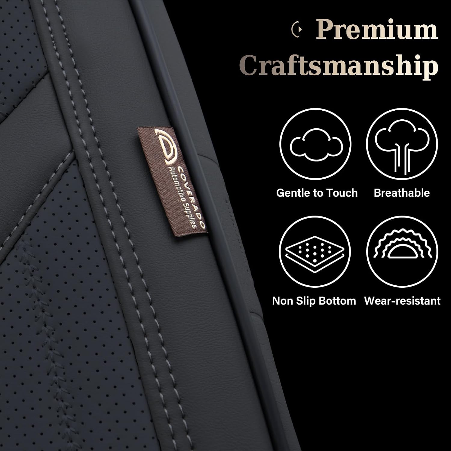 Thumbnail 5 de Coverado Leather Seat Covers Full Set