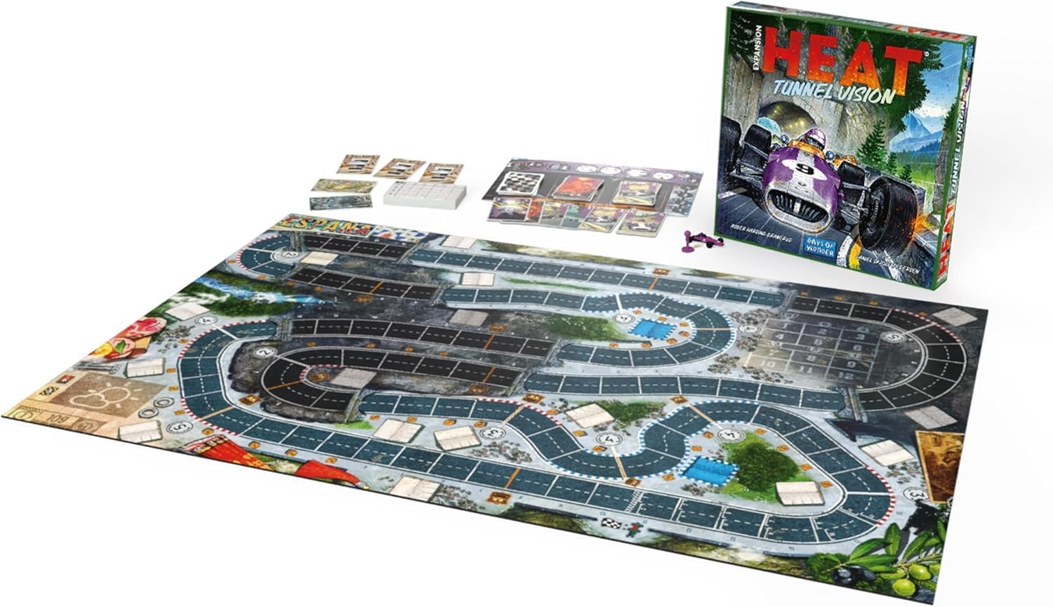 Thumbnail 2 de Days of Wonder Heat: Tunnel Vision – Pedal to the Metal Expansion