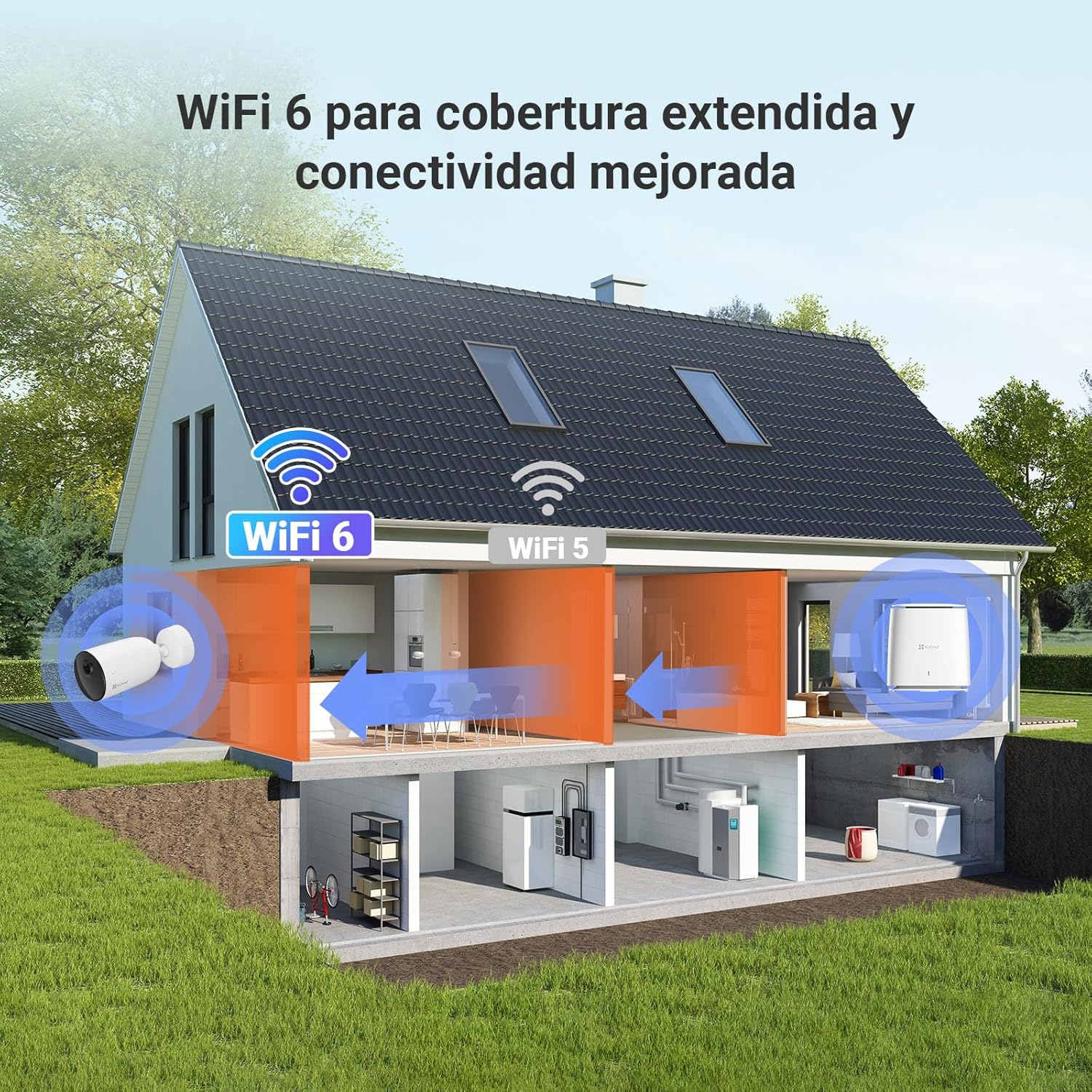 Thumbnail 5 de EZVIZ CB3 Kit Cámara WiFi Exterior con Panel Solar