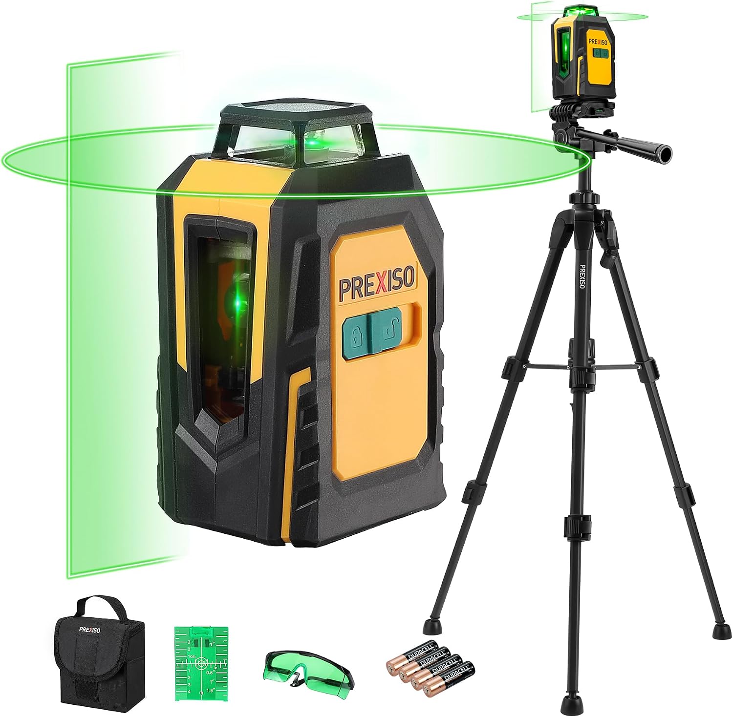 PREXISO Laser Level with Tripod 30 m