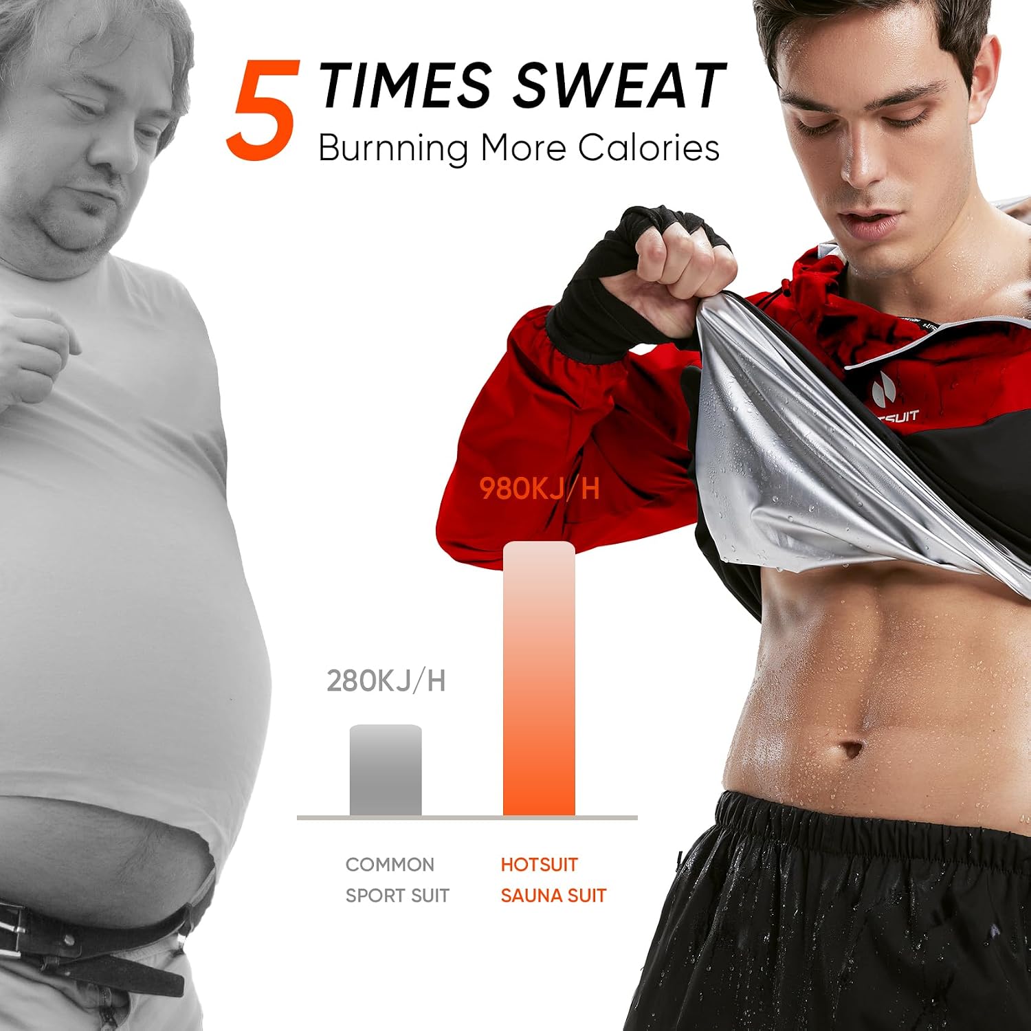 Thumbnail 6 de HOTSUIT Sauna Suit for Men