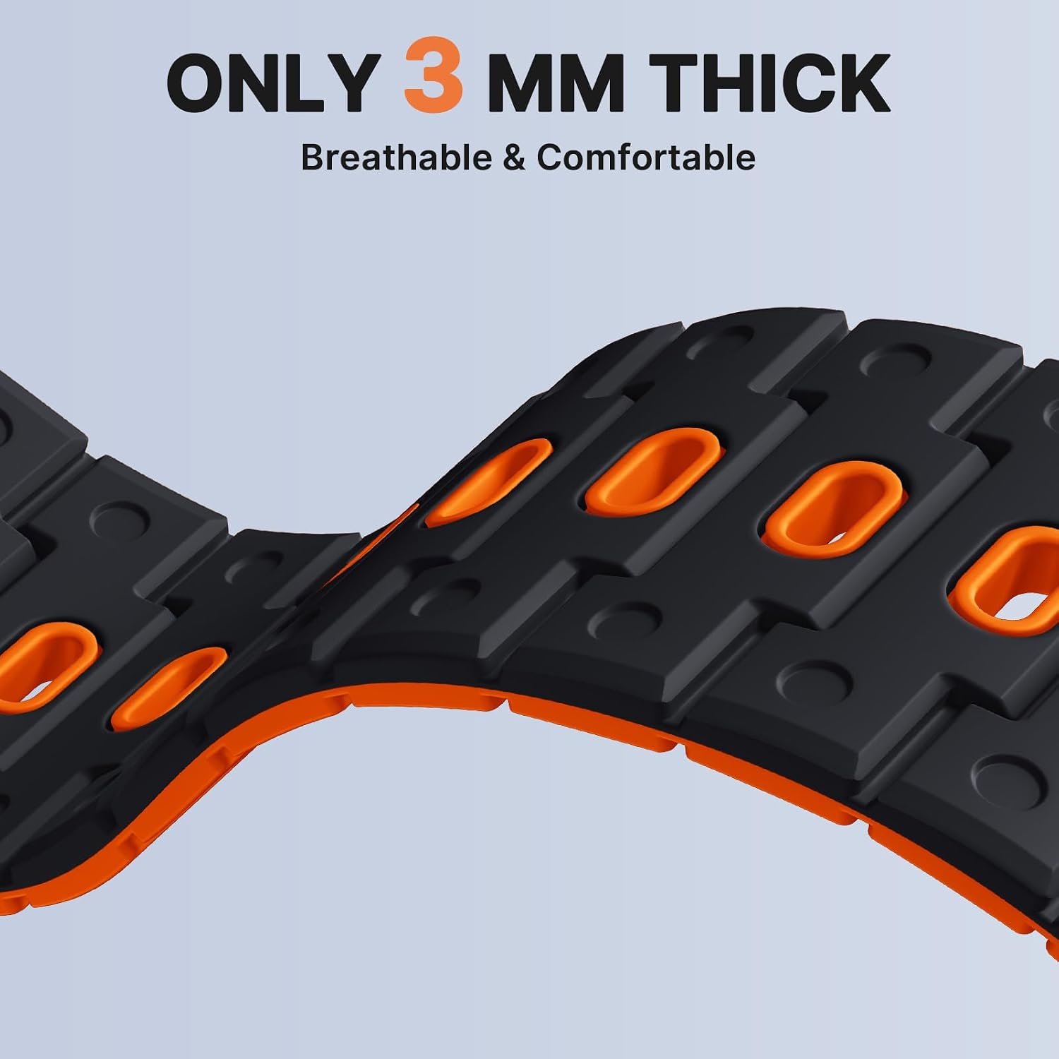 Detalle de Bandletic 22mm Magnetic Silicone Watch Strap for Garmin, Samsung, Amazfit and More