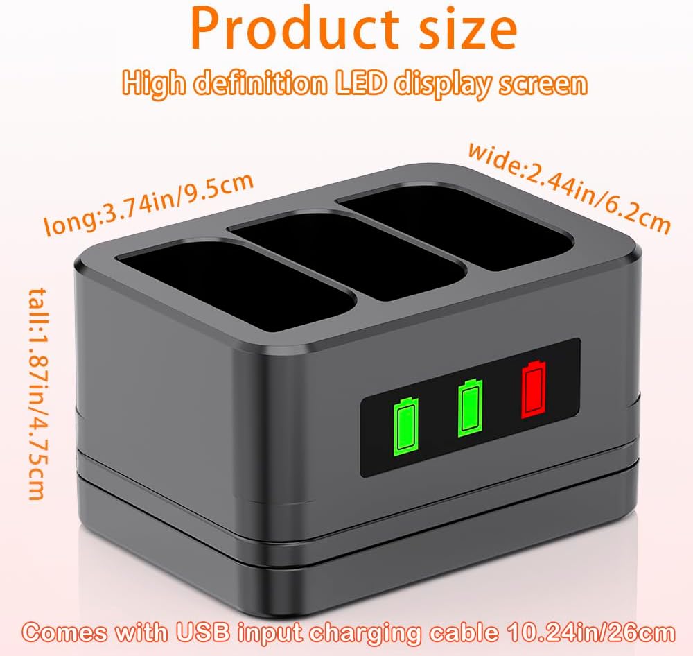 Detalle de Ring 3-Slot battery charger dock