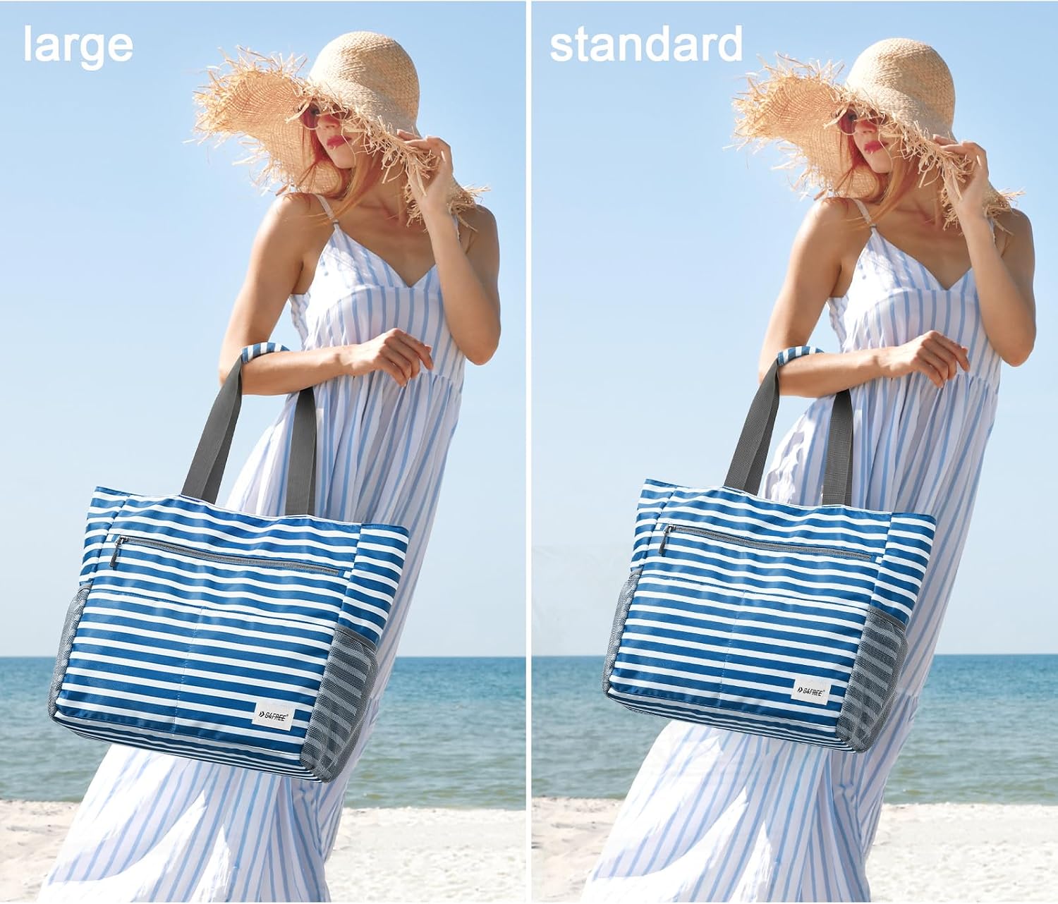 Thumbnail 1 de G4Free Large Beach Bag for Women: Waterproof, Sandproof and 2-in-1 Capacity Tote