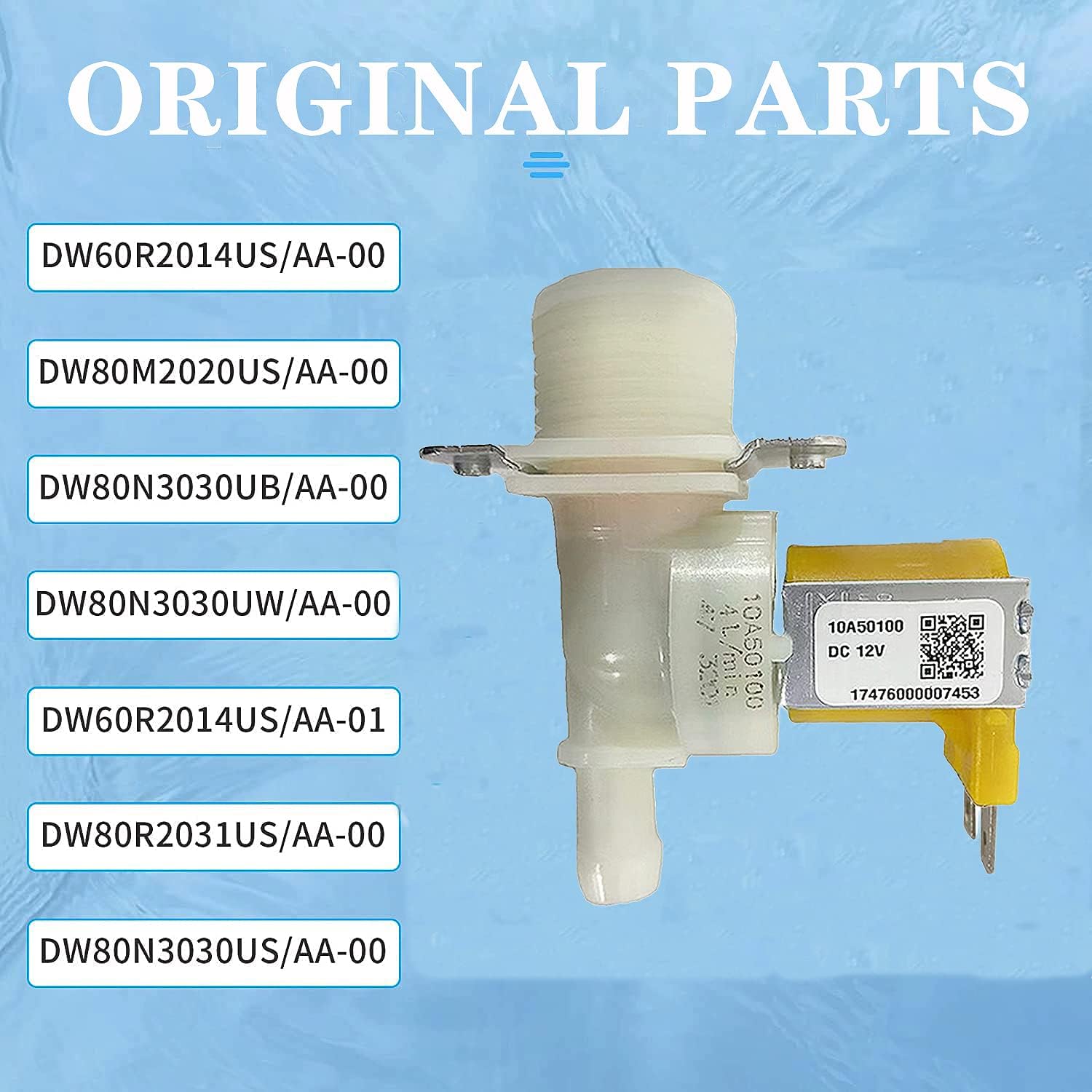 Thumbnail 6 de Sunniwi DD81-02265A Dishwasher Water Inlet Valve, Yellow, 2-Port